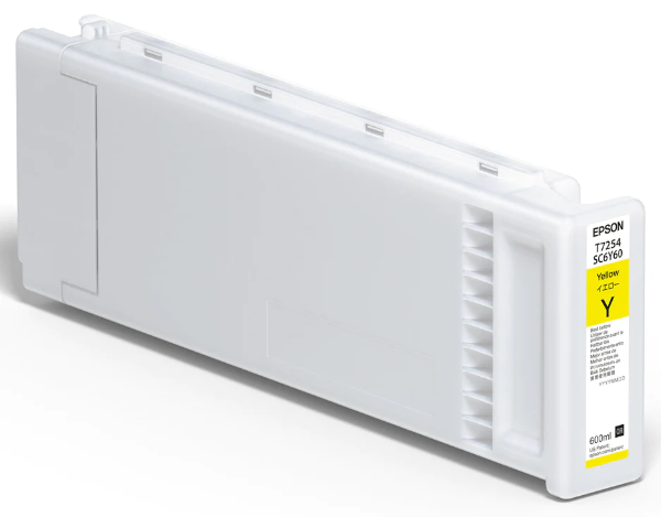 Epson UltraChrome DG Yellow Ink Cartridge 600ml for SureColor F2000, F2100 - T72540N