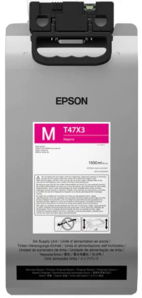 Epson UltraChrome T47 Magenta Ink (1.5L Bag) for SureColor F3070 - T47X32N