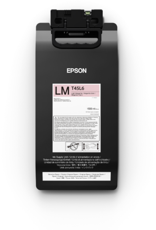 Epson UltraChrome GS3 Light Magenta Ink 1.5L for Surecolor S80600L - T45L620