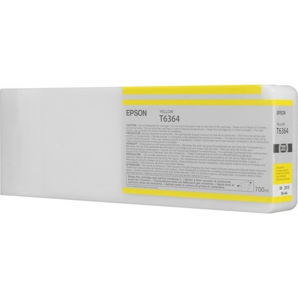 Epson UltraChrome HDR Ink Yellow 700ml for Stylus Pro 7700, 7890, 7900, WT7900, 7900CTP, 9700, 9890, 9900 - T636400