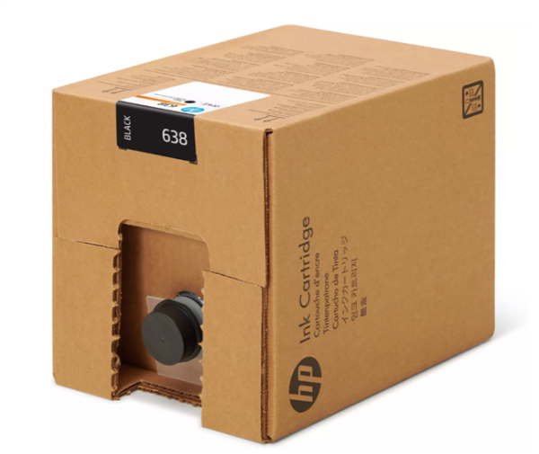 HP 638 10L Black Stitch Dye Sublimation Ink Cartridge for S1000 - 4UV63A