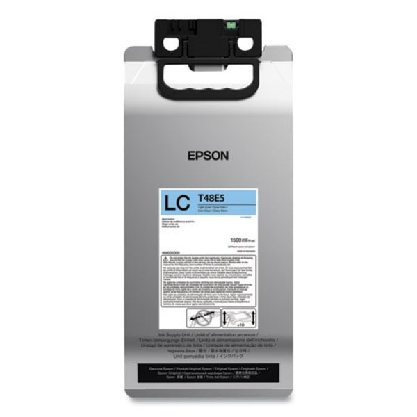 Epson (T48E) UltraChrome RS High-Yield Light Cyan Ink 1.5L for SureColor R5070PE - T48E520