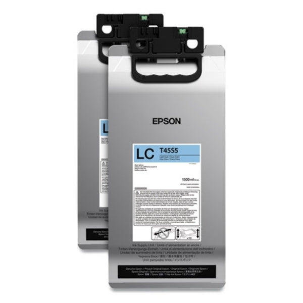 Epson (T45S) UltraChrome RS High-Yield Light Cyan Ink 1.5L (2-Pack) for SureColor R5070L - T45S520