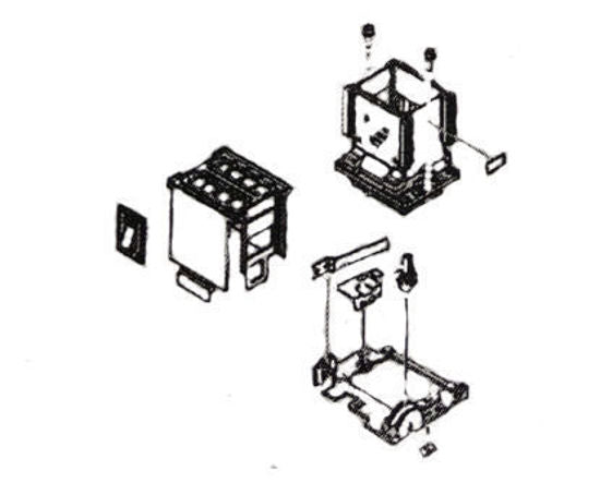Mutoh XPJ-1641SR Print Head Assy (with Base) - DH-40275