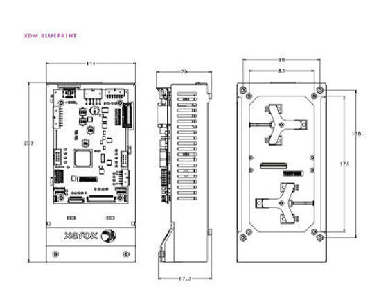 Xerox Drive Module (XDM) W-Series, HDMI