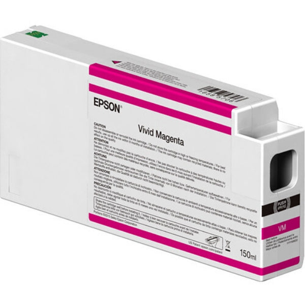 EPSON UltraChrome HD 150mL Vivid Magenta Ink for SureColor P6000, P7000, P8000, P9000 - T54V300 (T834300)
