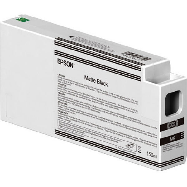 EPSON UltraChrome HD 150mL Matte Black Ink Cartridge for SureColor P6000, P7000, P8000, P9000 - T54V800 (T823800)