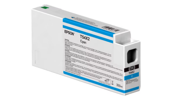 EPSON UltraChrome HD 350mL Cyan Ink Cartridge for SureColor P6000, P7000, P8000, P9000 - T54X200 (T824200)