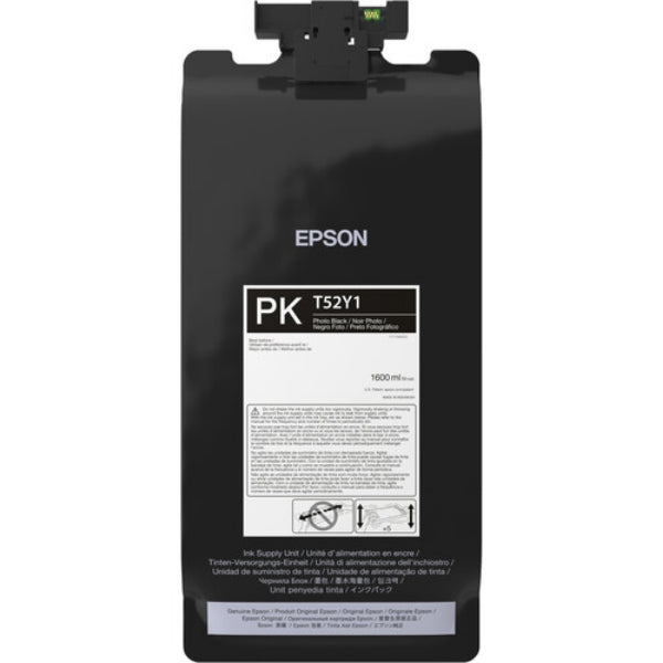 Epson T52Y UltraChrome XD3 High-Capacity Photo Black Ink Pack 1.6L for SureColor T7770DL - T52Y120