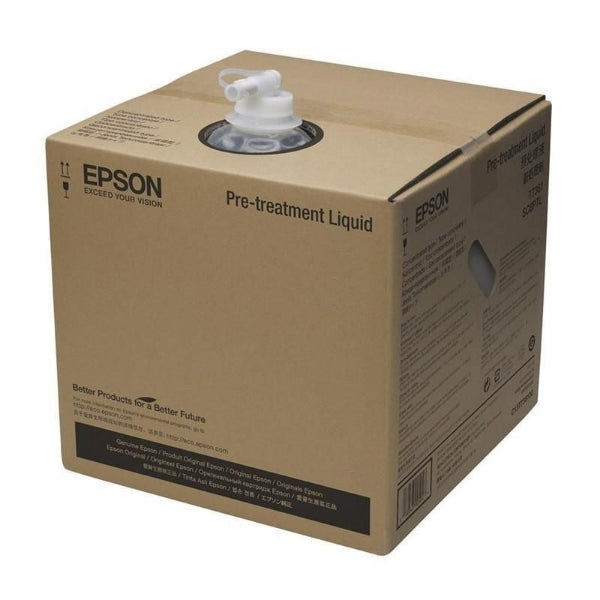 Epson 20 Liter Garment Pre-treatment Liquid for Cotton/Cotton Blended Fabric for SureColor F2000, F2100, F2270, F3070 Printers - C13T43R100
