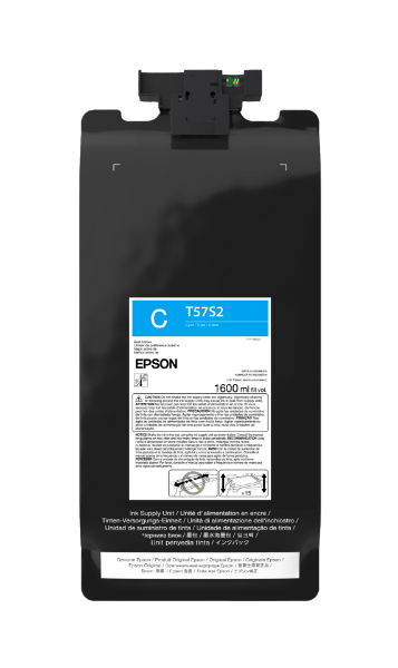 Epson UltraChrome DF 1.6 L Cyan Ink Pack for G6070 - T57S220