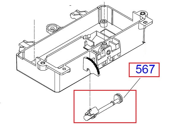 Holder, Lever FOR EPSON Pro 7400/7450/7800/7880 /9400/9450/9800/9880 - 1441627