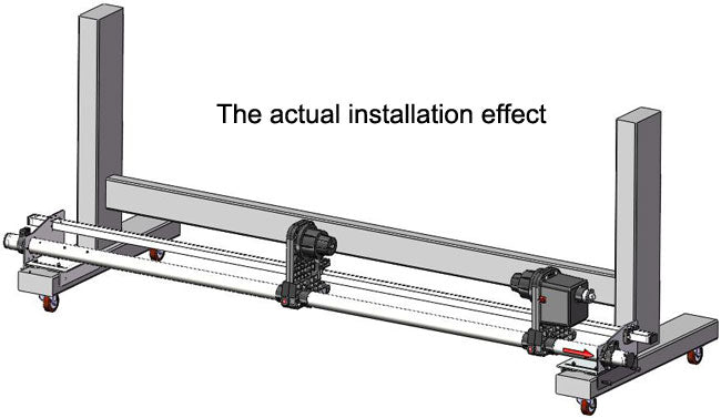 64" Automatic Media Take up Reel D64 for Mutoh / Mimaki / Roland / Epson Printer