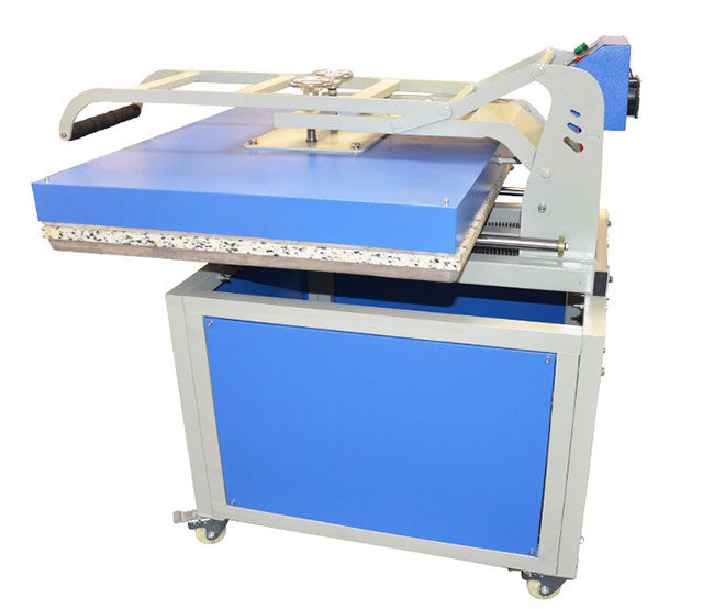Qomolangma 31in x 39in Large Format Manual Operation Hand Force Textile Thermo Transfer Heat Press Machine 220V 1P 30A