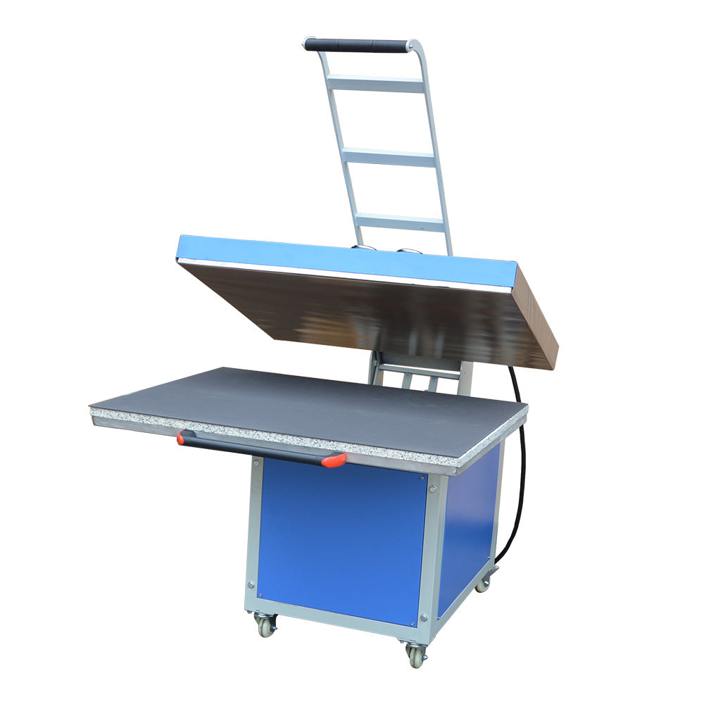 Qomolangma 39 x 47 in Large Format Manual Operation Hand Force Textile Thermo Transfer Heat Press Machine 220V 1P 41A