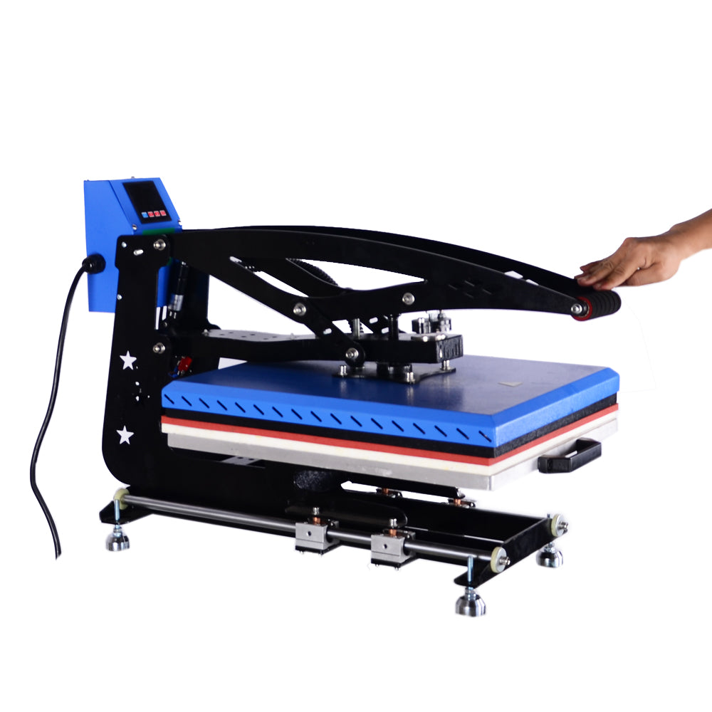16in x 20in Auto Open Slide Out Heat Press Machine Vertical Version
