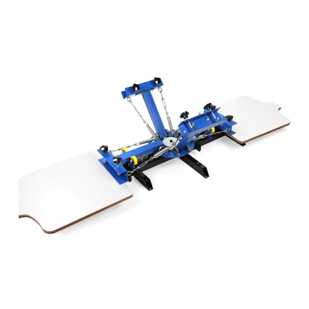 4 Color 2 Station Silk Screen Printing Press Screen Printing Full Kit Equipment (SPK-RD-KIT-017)