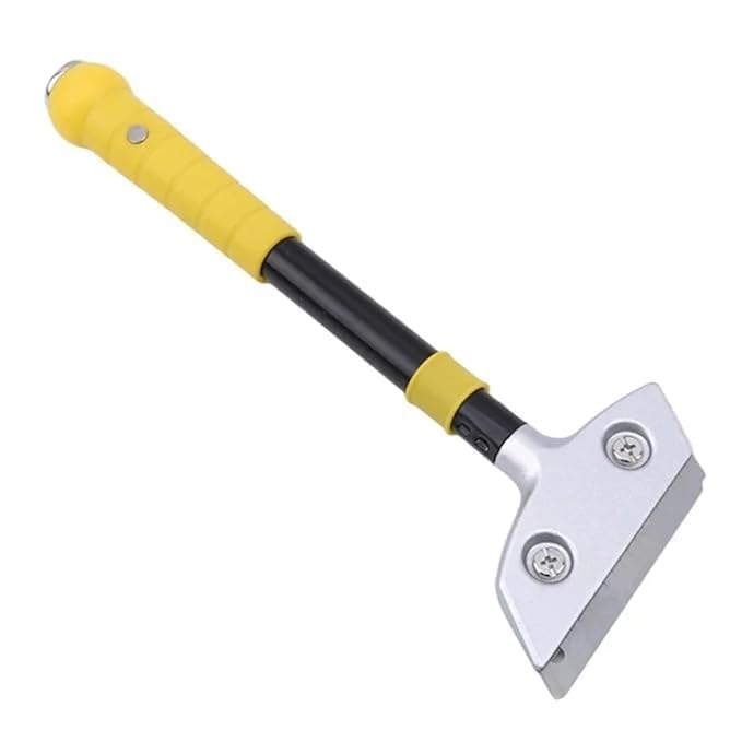 Heavy Aluminum Alloy Razor Scraper Metal Blades for Removing Paint, Stickers, Decals, Labels on Floors, Glass, Tiles, Walls (10 x 30cm / 10 x 60cm)