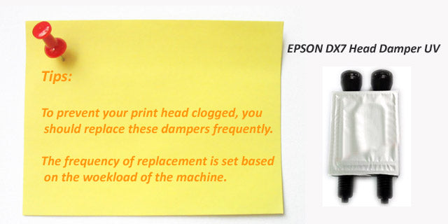 Damper UV for EPSON DX7 Head