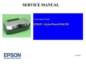 EPSON R340 / 350 Service Manual
