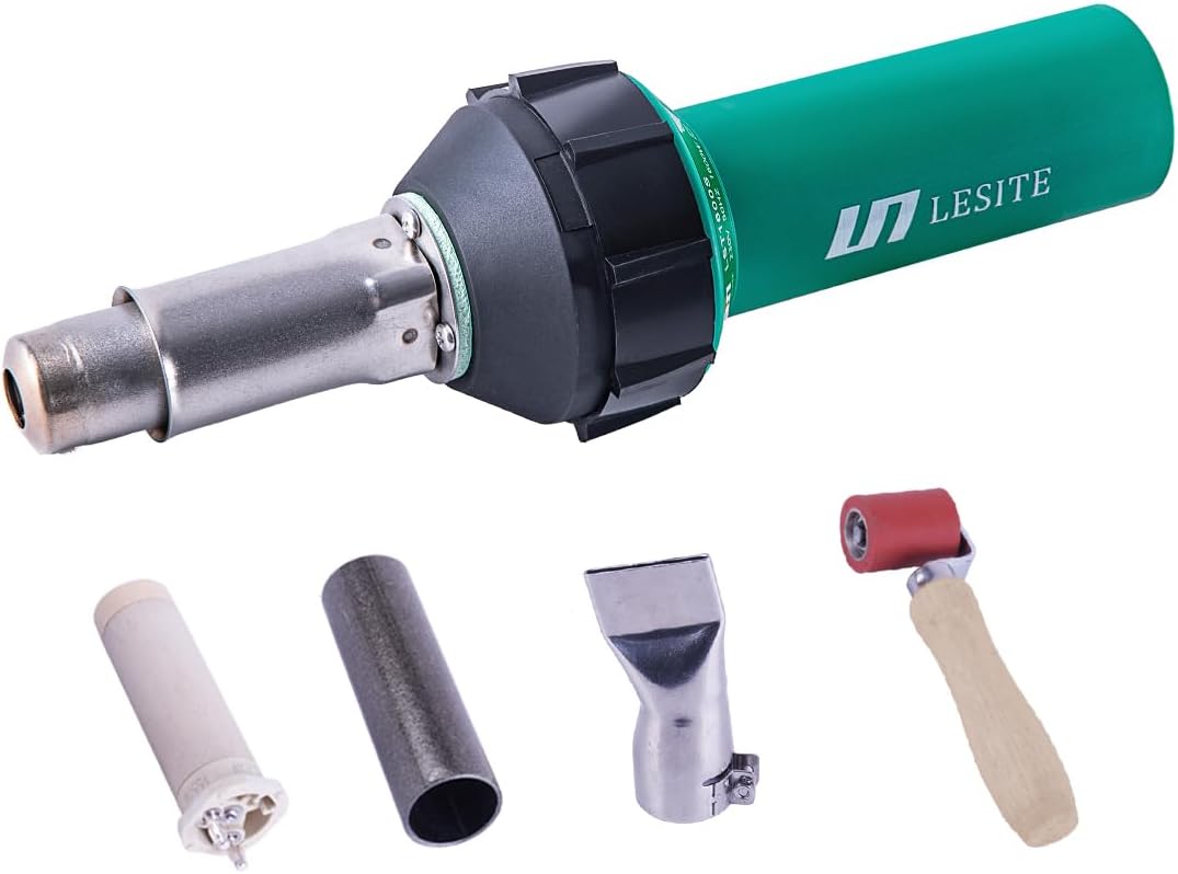 Banner Hand Hot Air Welding Gun for Roof PVC (110V - 1600W) - (40mm nozzle + silica roller + heating element)