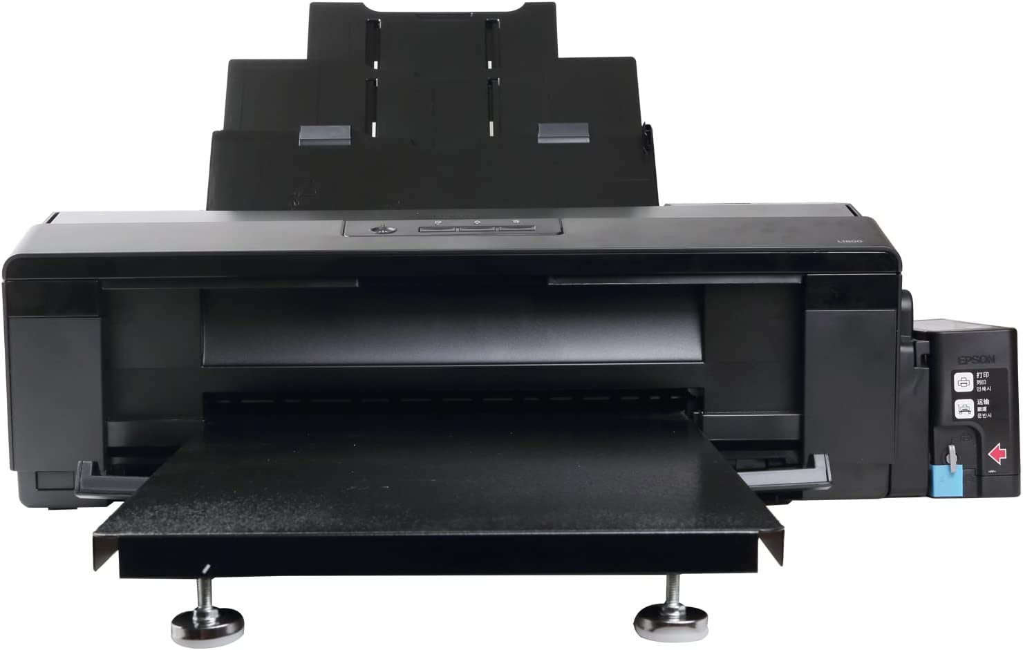 A3+ Printer Width 13inch DTF Printer Machine Direct Transfer Film L1800 Converted for DIY Print T-Shirts/Hoodie/BGS/Pillow etc. (6X 100ml Ink+100pcs PET Film+Powder