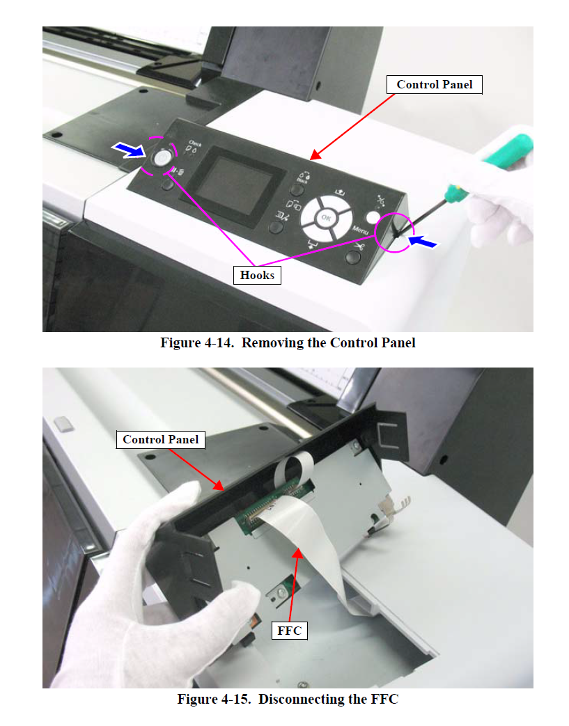 PANEL UNIT for EPSON SC P6000 P7000 P8000 P9000 / P6070 P7070 P8070 P9070 - 1674400