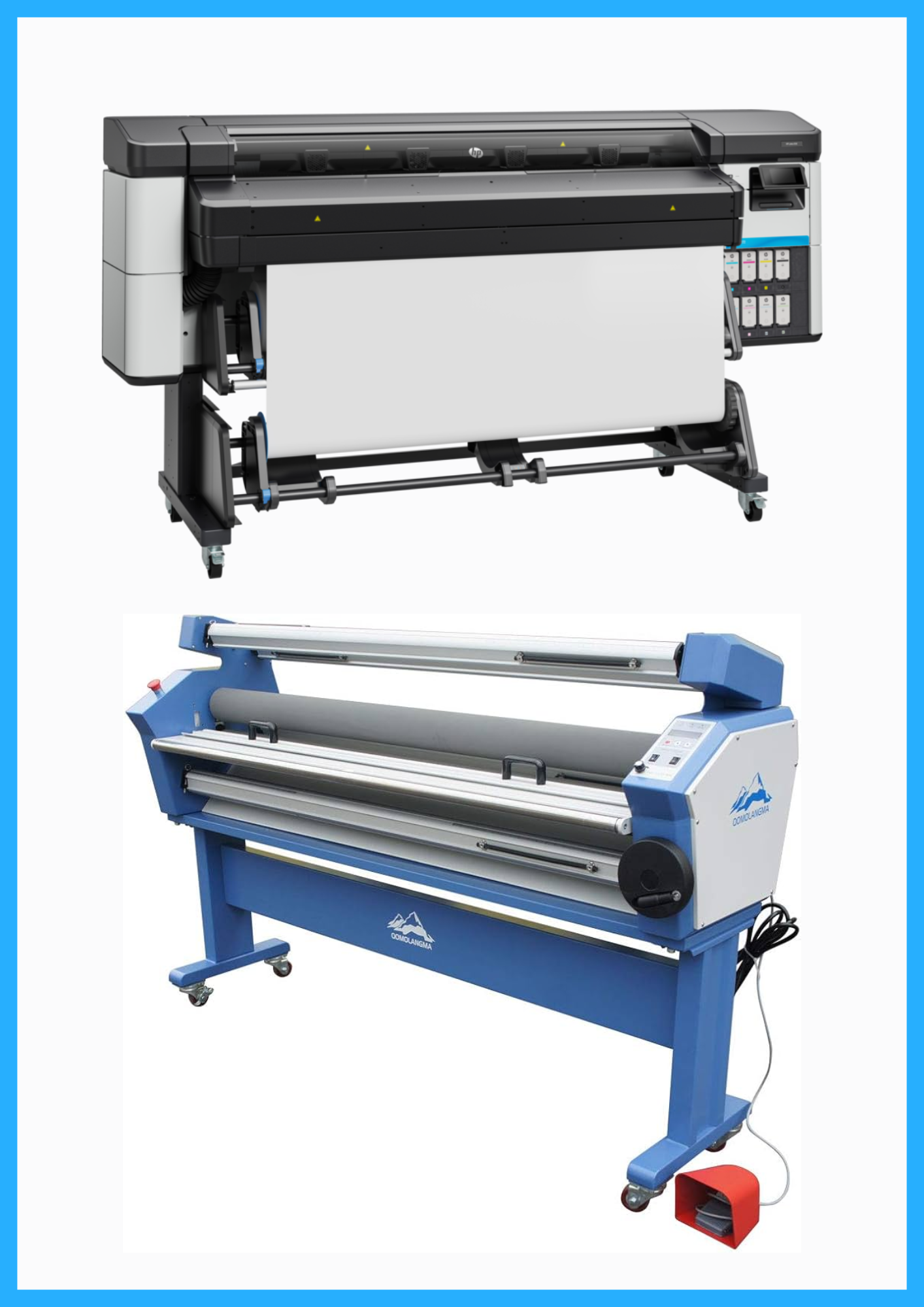 ON SALE - BUNDLE - HP Latex 630 64" Printer - New + 55" Full-Auto Wide Format Cold Laminator with Heat Assisted - New