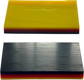 3-Layer PPF & Tints Soft Rubber Squeegee for Protective Film Install (7.6 x 10.2cm) - Pack of 2