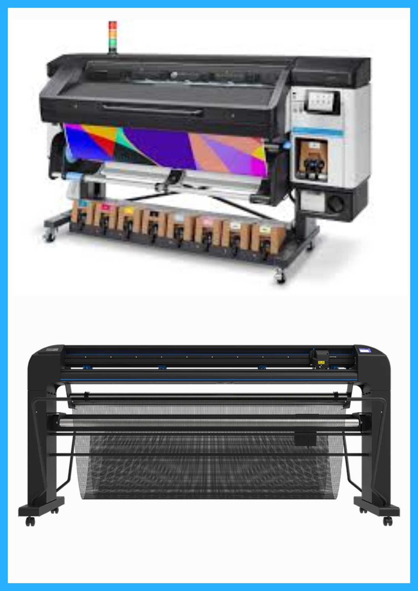 ON SALE - BUNDLE - HP Latex 800W 64" Wide Format Printer - Refurbished (90 Days Warranty) + Summa S Class 3 T160 62" Vinyl Cutter (S3T160) - New