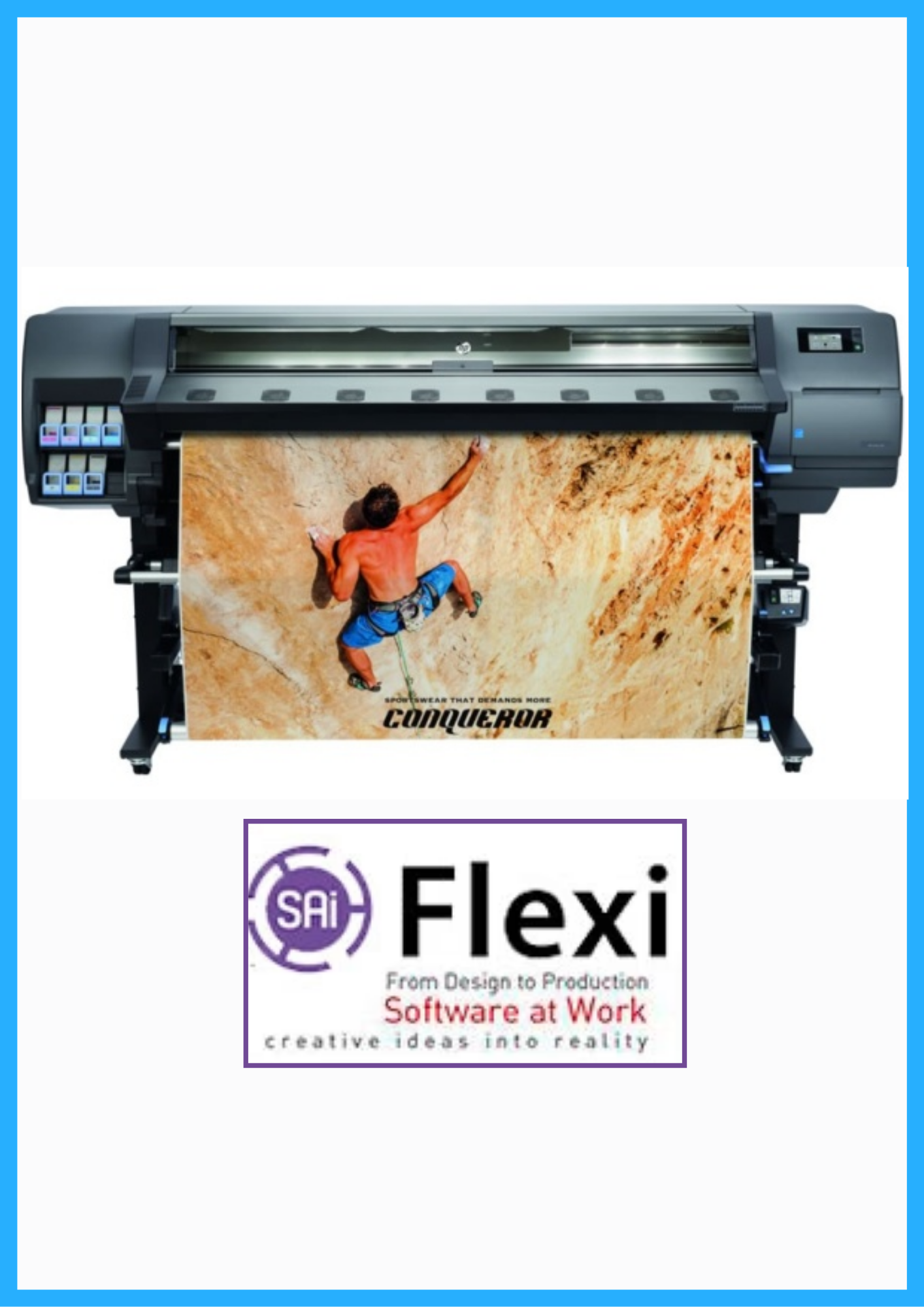 HP Latex 335 64" Large-Format Printer (V7L47A) - Refurbished (90 Days, 1, 2, 3 or 4 Years Warranty) + Flexi RIP Software