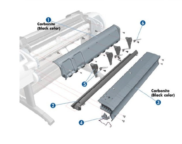 Converger CR Assembly for the HP DesignJet Z2600 Series (T0B52-67003)