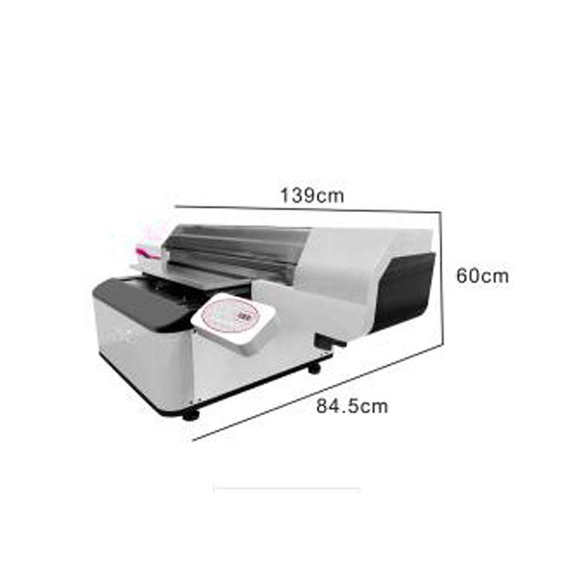 40 x 60 Digital White Ink and Color Ink Cylinder Printing Flatbed UV Printer