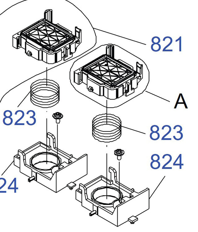 EPSON Pro GS6000/ Mutoh 1604/ MIMAKI JV33 CAP HEAD ASSY / Cap Capping Top (Substitute) - 1530194