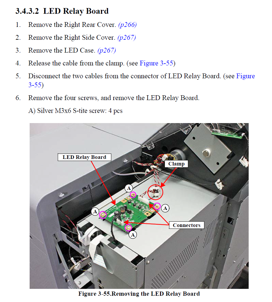 LED Relay Board for EPSON SC-S40600 S60600 S80600 / P7500 P9500 B9000 / F9300 F9400 F10000 R5000 - 2175354