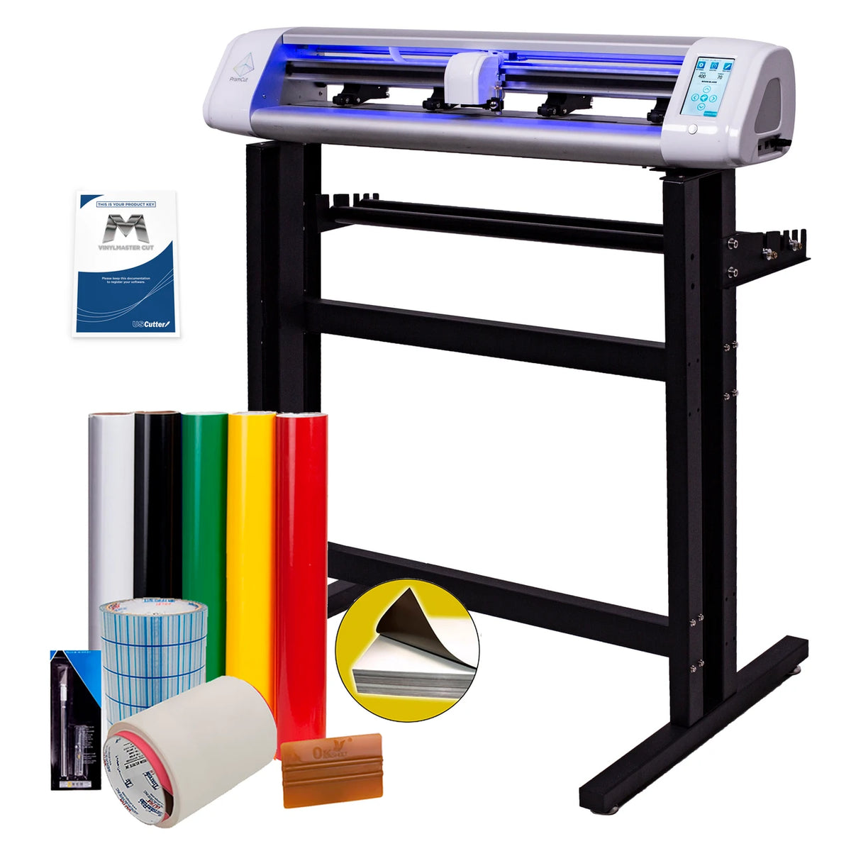 PrismCut P28 Vinyl Cutter Starter Kit w/ Stand, Cutting Software & Supplies - New