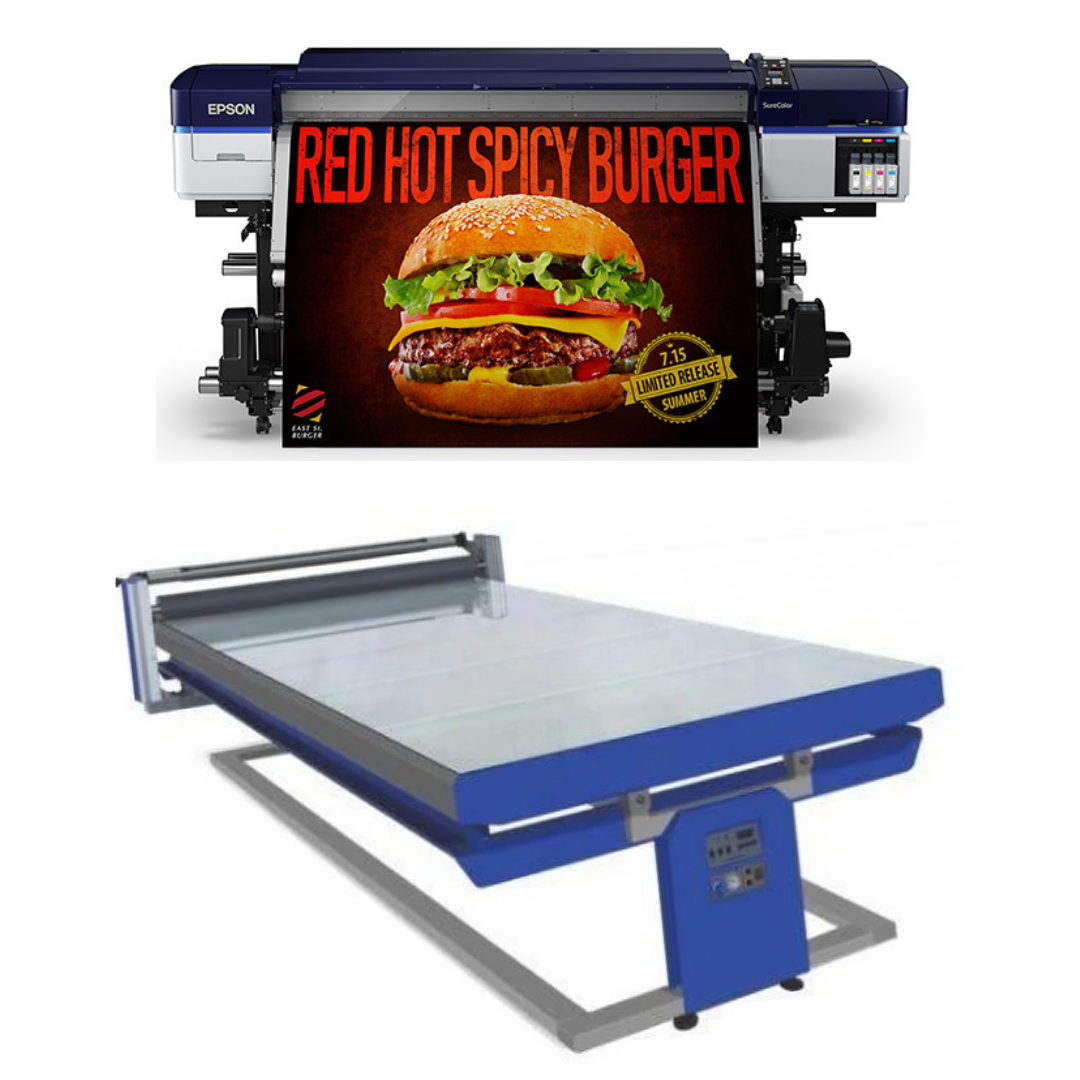 BUNDLE - Epson SureColor S40600 Production Edition - Refurbished (1 Year Warranty) + 67in x 126in Flatbed Hot and Cold Laminator for Rigid & Flex Media - New
