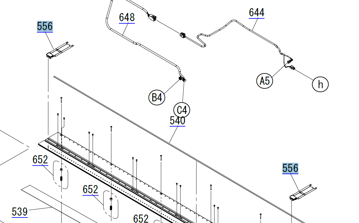 MEDIA EDGE PLATE ASSY for EPSON SC-S40600 S60600 S80600 B9000 / S40670 S60670 S80670 B9070 - 1680709