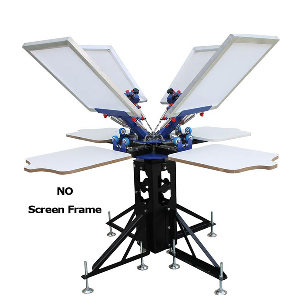 Silk Screen Printing 4 Color Printer Press Shirt Micro-adjust Rotatable Machine
