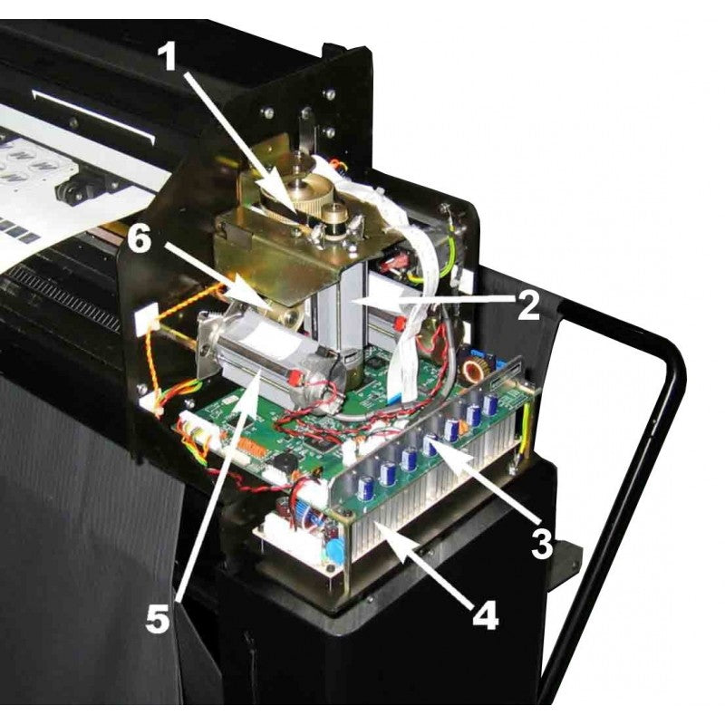 Assy, Motor X-Y & Pulley for S-Class Series (395-402)