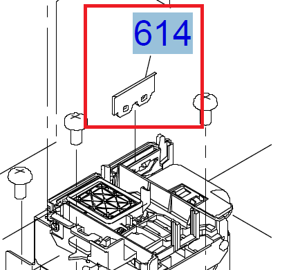 Wiper / Head Cleaner for EPSON Pro 4400/4450/4800/ 4880/7400/7880/ 9880 - 1633855/1614684/1614686/1468023