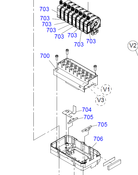 Print Head for Epson PRO (DX5) 4800 / 7400 / 7450 / 7800 / 9400 /9450 / 9800 - F160000 /F160010
