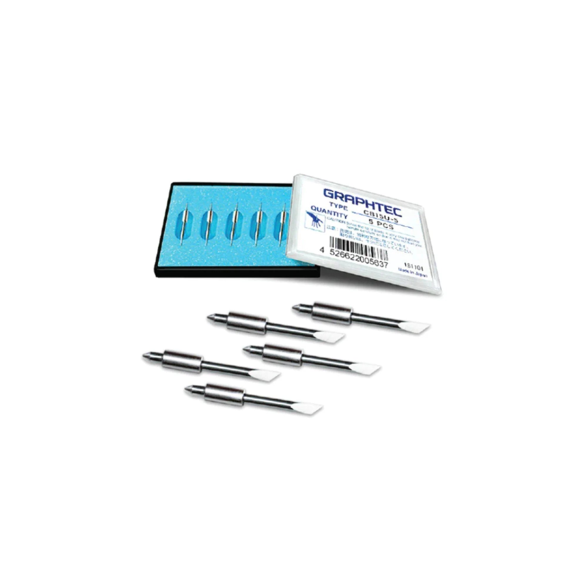 GRAPHTEC 1.5mm Super-Steel Blade 45° high-intens, reflective (5/pk) for PHP33/35-CB15N-HS Bladeholder