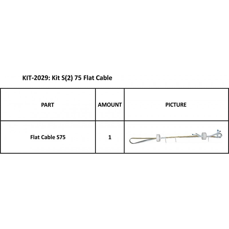 SummaCut Flat Cable for S(2)Class 75 Series (KIT-2029)