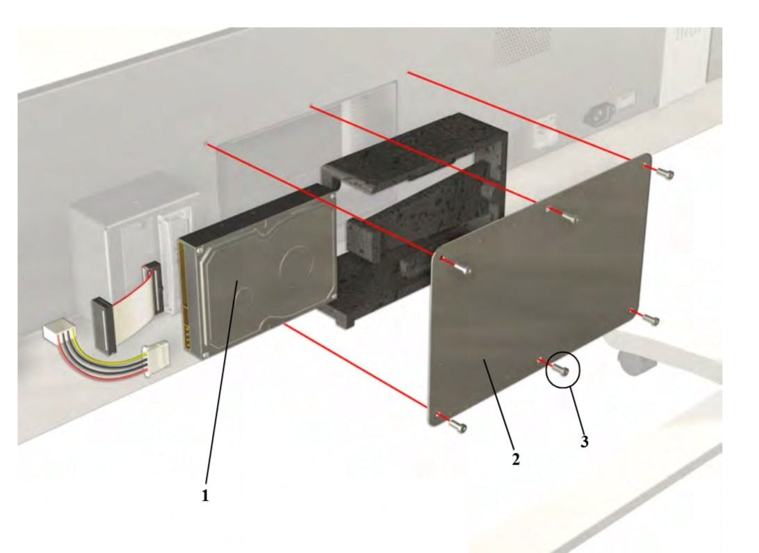 Hard Disk Drive PS A.02.12 for HP DesignJet 5000 Printers (C6091-60255)