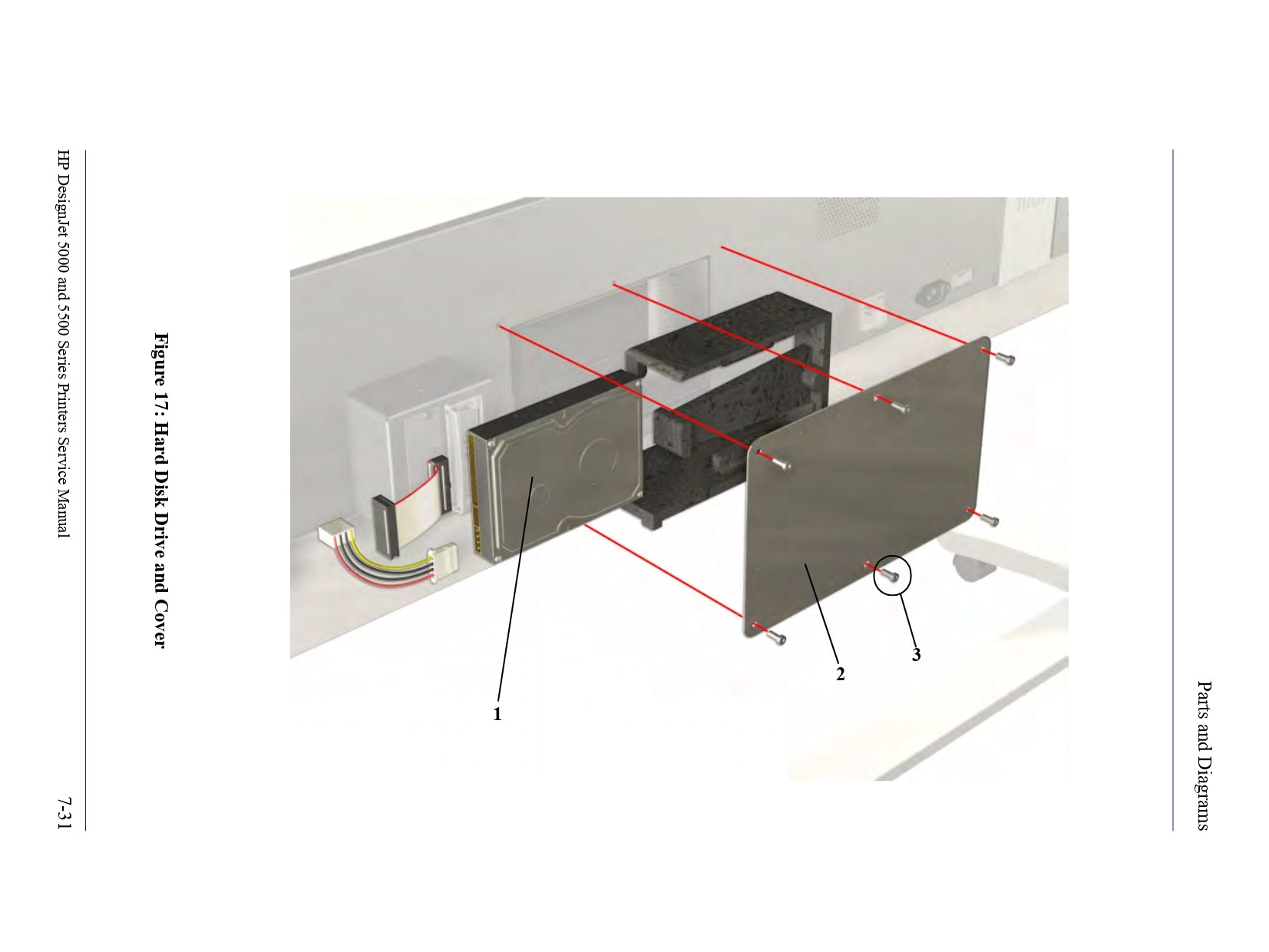 OEM Hard Disk Drive RTL K.03.10 for HP DesignJet 5500 Printers (Q1251-60090)