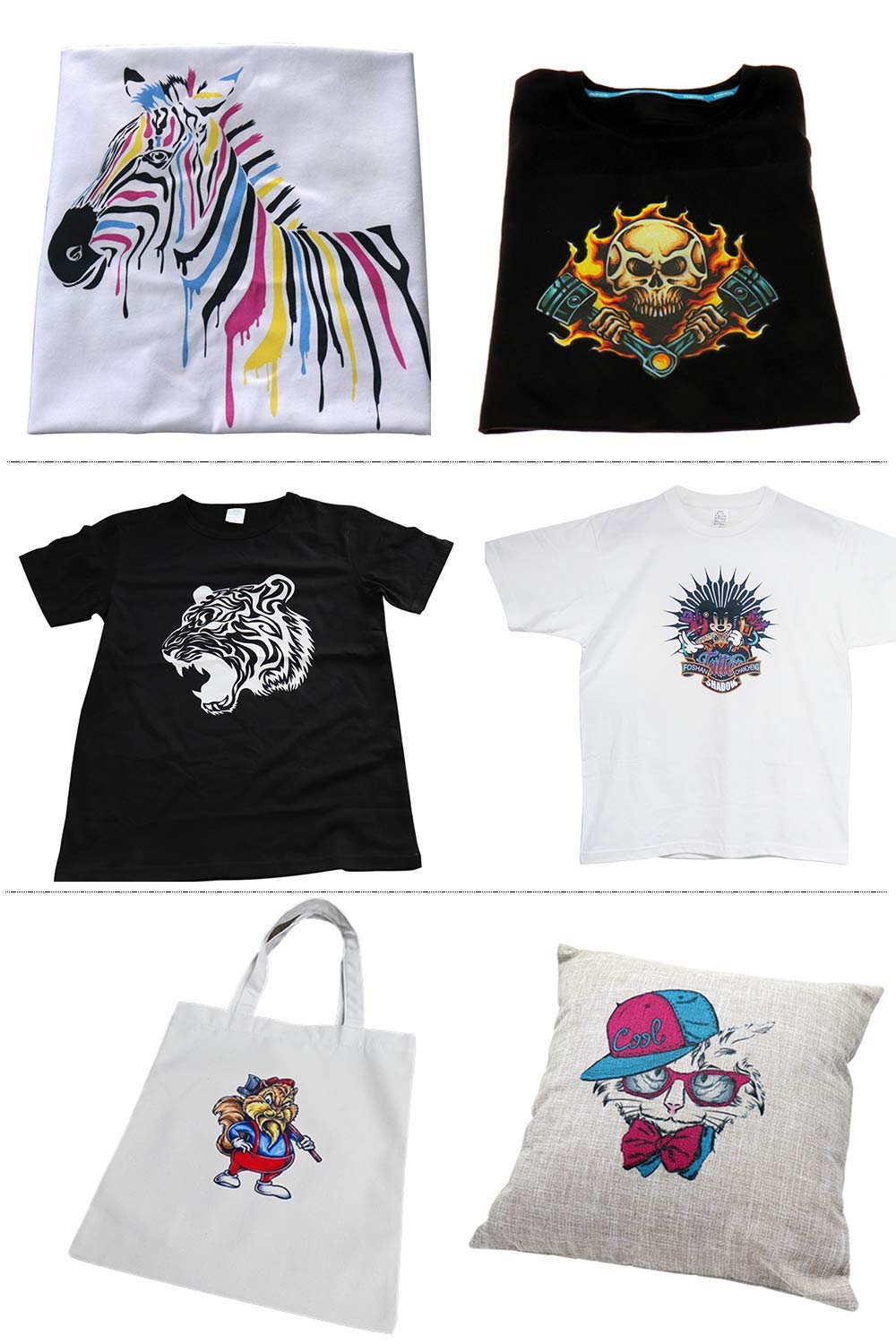 HRM A4 DTG T-Shirts Printer Machine Multicolor DTG Printer Tshirts Machine for Both Dark & Light Clothes Printing