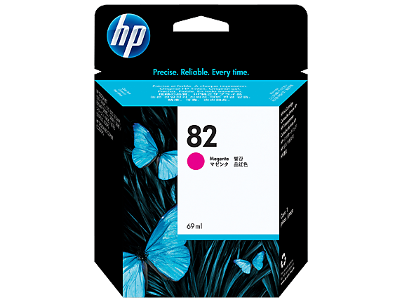 HP 82 69-ml OEM Magenta Ink Cartridge for DesignJet 500, 510, 800 - C4912A