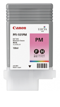 Canon PFI-101PM Photo Magenta Ink Tank (130ml) for imagePROGRAF iPF5000, iPF5100, iPF6000, iPF6000S, iPF6100 - 0888B001AA www.wideimagesolutions.com Parts and Inks 58.99