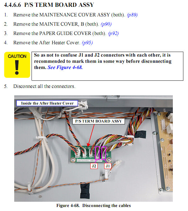 Power Supply Term Board for EPSON Pro GS6000 - 2122756